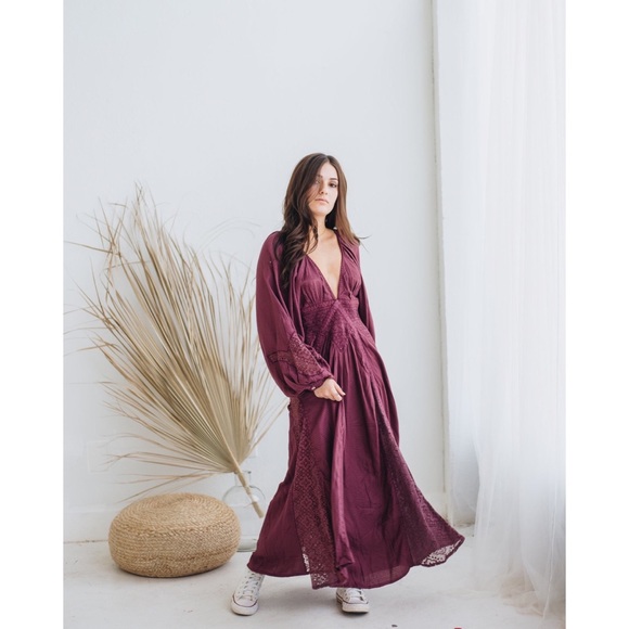 Free People Southwest Lace Maxi Dress - Picture 4 of 9